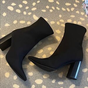 WORN ONCE - Jeffrey Campbell Neoprene Siren Boots